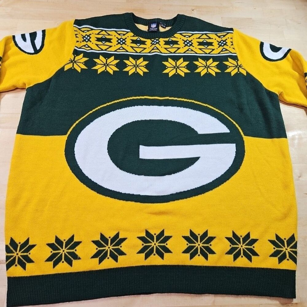 NFL Team Size 2XL Green Bay Packers Holiday Sweater Football Sports Party